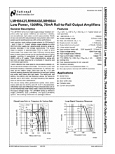 DataSheet LMH6644 pdf